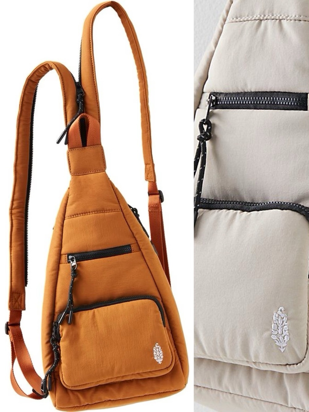 Free People Cake Walk Sling in Mineral Ivory Color